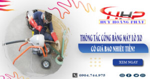 Thông tắc cống bằng máy lò xo có giá bao nhiêu tiền?