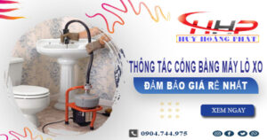 Giá thông tắc cống bằng máy lò xo tại Bình Dương【Từ 199K】