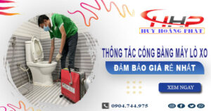 Báo giá thông tắc cống bằng máy lò xo tại Gò Vấp【Từ 199K】