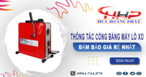 Thông tắc cống bằng máy lò xo tại huyện Ứng Hoà【Từ 199K】