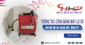 Báo giá thông tắc cống bằng máy lò xo tại quận 1【Từ 199K】