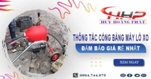 Báo giá thông tắc cống bằng máy lò xo tại quận 3【Từ 199K】