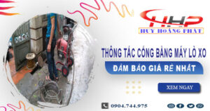 Thông tắc cống bằng máy lò xo tại quận Hoàng Mai【199K】