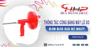 Thông tắc cống bằng máy lò xo tại quận Từ Liêm【Từ 199K】