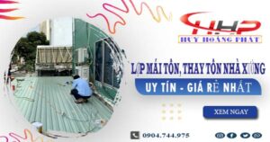 Báo giá lợp mái tôn, thay tôn nhà xưởng tại Long Khánh giá rẻ