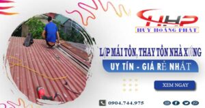 Báo giá lợp mái tôn, thay tôn nhà xưởng tại Quận 3 giá rẻ nhất