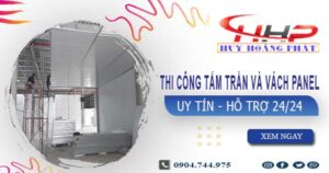 Thi công tấm trần và vách Panel tại Bình Dương -【299.OOO₫/m²】