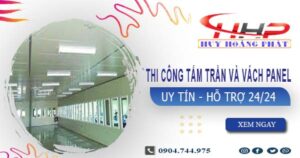 Thi công tấm trần và vách Panel tại Long Khánh -【299.OOO₫/m²】