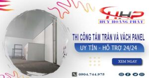 Thi công tấm trần và vách Panel tại Phú Nhuận -【299.OOO₫/m²】