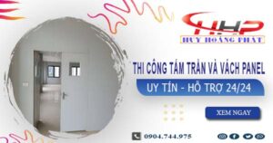Thi công tấm trần và vách Panel tại Quận 9 -【299.OOO₫/m²】