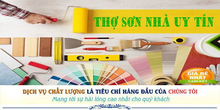 Dịch vụ thợ sơn nhà uy tín tại quận 6 chuyên nghiệp