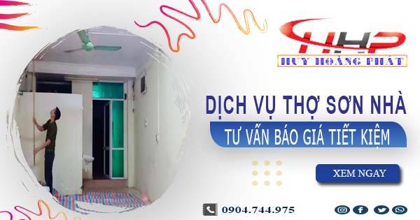 Dịch vụ thợ sơn nhà tại Bình Chánh | Tư vấn báo giá tiết kiệm