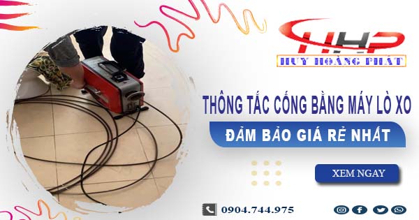 Thông tắc cống bằng máy lò xo tại huyện Chương Mỹ【199K】