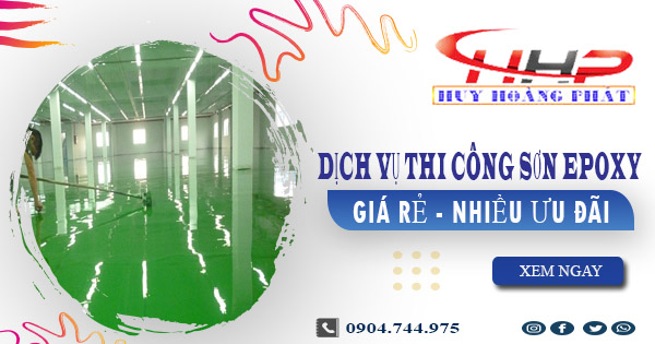 Giá dịch vụ thi công sơn epoxy tại Phú Nhuận【Ưu đãi 10%】