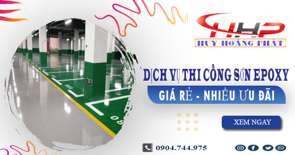 Báo giá dịch vụ thi công sơn epoxy tại quận 5【Ưu đãi 10%】