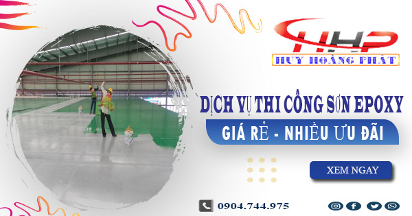 Báo giá dịch vụ thi công sơn epoxy tại quận 8【Ưu đãi 10%】