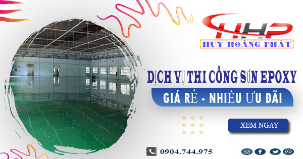 Báo giá dịch vụ thi công sơn epoxy tại Tân Bình【Ưu đãi 10%】