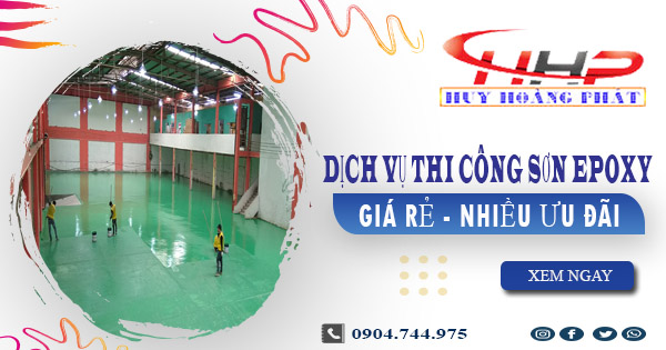 Giá dịch vụ thi công sơn epoxy tại Thủ Dầu Một【Ưu đãi 10%】