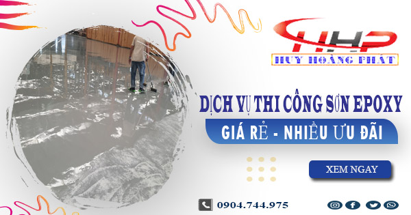 Báo giá dịch vụ thi công sơn epoxy tại Tp Bà Rịa【Ưu đãi 10%】