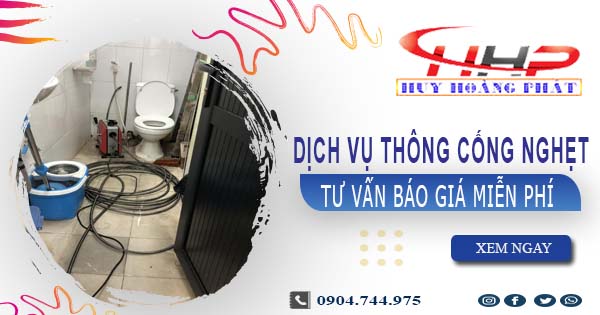 Tư vấn báo giá thông cống nghẹt tại Hòa Bình【Miễn phí 100%】