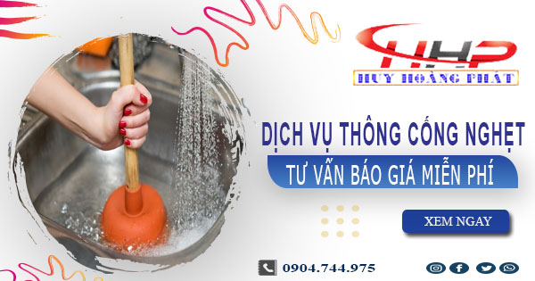 Tư vấn báo giá thông cống nghẹt tại Hóc Môn【Miễn Phí 100%】