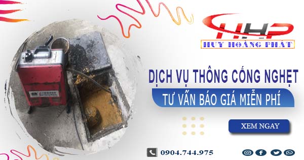 Tư vấn báo giá thông cống nghẹt tại Thái Nguyên【Miễn Phí】