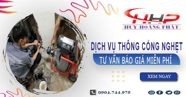 Tư vấn báo giá thông cống nghẹt tại Thanh Trì【Miễn phí 100%】