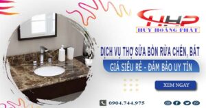 Dịch vụ thợ sửa bồn rửa chén, bát tại Bình Chánh【Chỉ 199k】