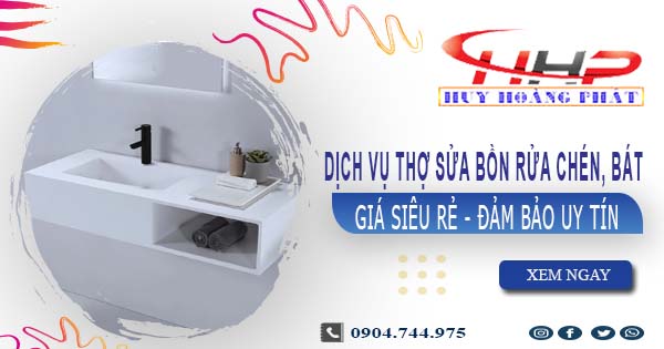 Dịch vụ thợ sửa bồn rửa chén, bát tại Gò Vấp 【Chỉ từ 199K】