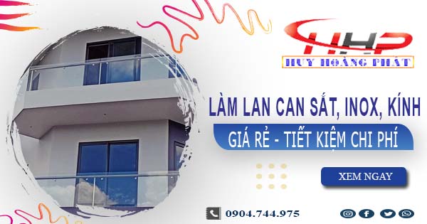 Báo giá làm lan can Sắt, Inox, Kính tại Gò Vấp【Ưu Đãi 20%】