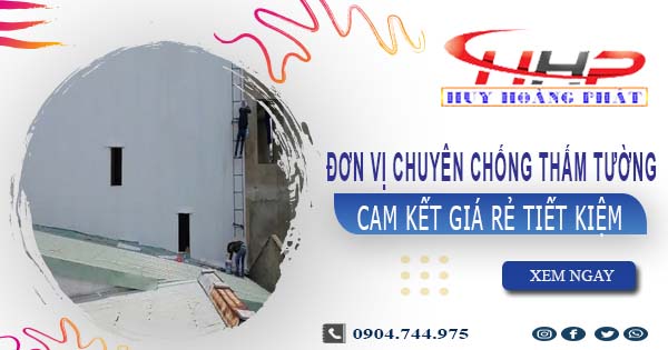 Đơn vị chuyên chống thấm tường tại Bà Rịa【Cam kết giá rẻ】