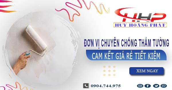 Đơn vị chuyên chống thấm tường tại Bến Cát【Cam kết giá rẻ】