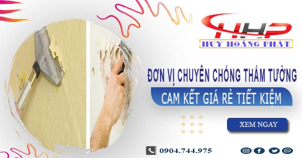 Đơn vị chuyên chống thấm tường tại Long An【Cam kết giá rẻ】