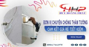 Đơn vị chuyên chống thấm tường tại Quận 12【Cam kết giá rẻ】