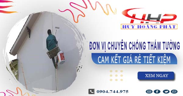 Đơn vị chuyên chống thấm tường tại Quận 4【Cam kết giá rẻ】