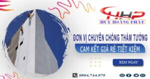 Đơn vị chuyên chống thấm tường tại Quận 6【Cam kết giá rẻ】
