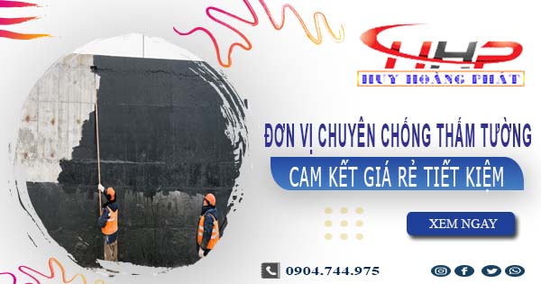 Đơn vị chuyên chống thấm tường tại Quận 7【Cam kết giá rẻ】