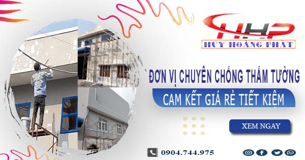 Đơn vị chuyên chống thấm tường tại Thủ Đức【Cam kết giá rẻ】