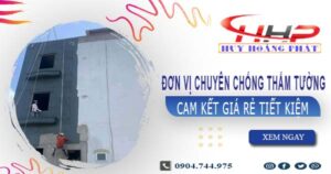 Đơn vị chuyên chống thấm tường tại TpHCM【Cam kết giá rẻ】