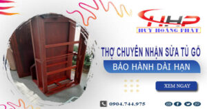 Thợ mộc chuyên nhận sửa tủ gỗ tại nhà Bình Thạnh -【BH 2 Năm】