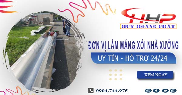 Đơn vị làm máng xối nhà xưởng tại Bình Dương【Chỉ 199.OOO₫】