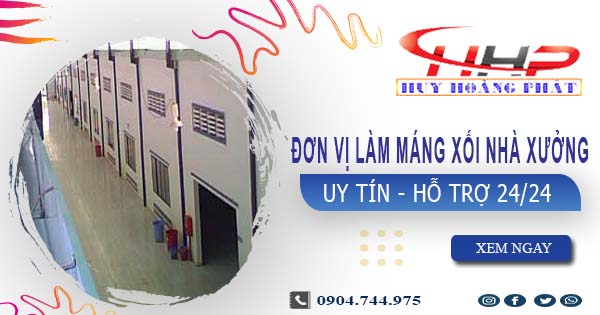 Đơn vị làm máng xối nhà xưởng tại Dĩ An【Chỉ 199.OOO₫】