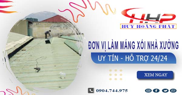 Đơn vị làm máng xối nhà xưởng tại Nha Trang【Chỉ 199.OOO₫】