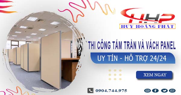 Thi công tấm trần và vách Panel tại Cam Ranh -【299.OOO₫/m²】