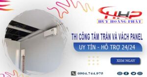 Thi công tấm trần và vách Panel tại Đồng Nai -【299.OOO₫/m²】