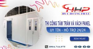 Thi công tấm trần và vách Panel tại Hà Nội -【299.OOO₫/m²】