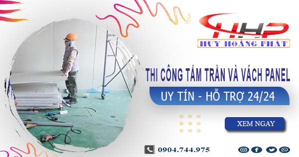 Thi công tấm trần và vách Panel tại Long Thành -【299.OOO₫/m²】