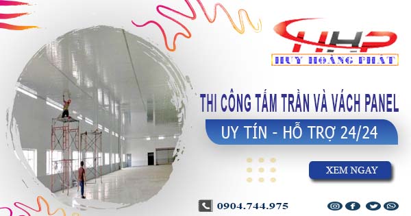 Thi công tấm trần và vách Panel tại Nha Trang -【299.OOO₫/m²】