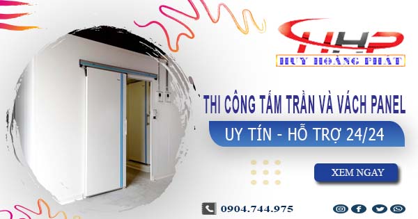 Thi công tấm trần và vách Panel tại Thủ Đức -【299.OOO₫/m²】